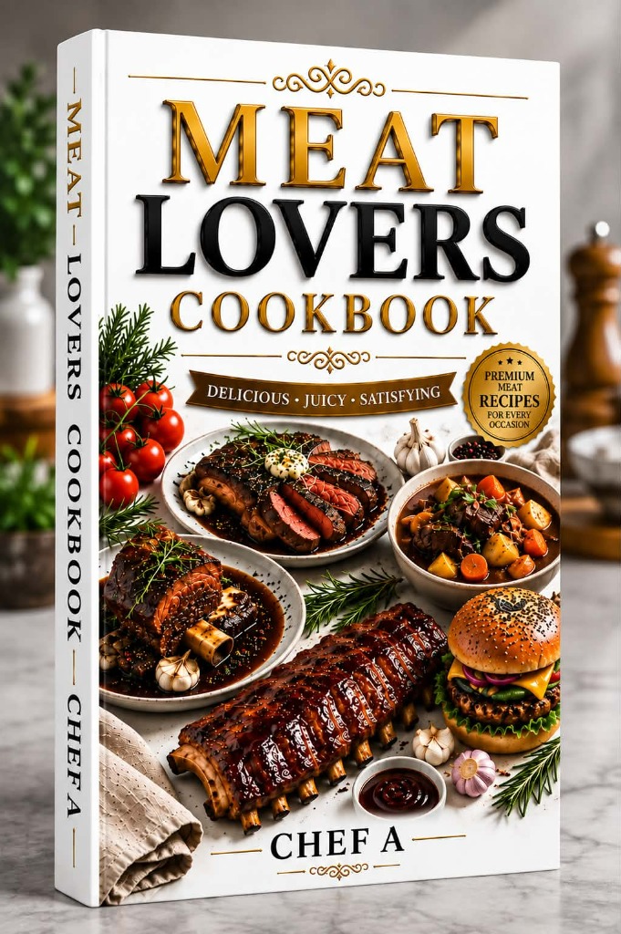 Meat Lovers Cookbook 3D Hardcover