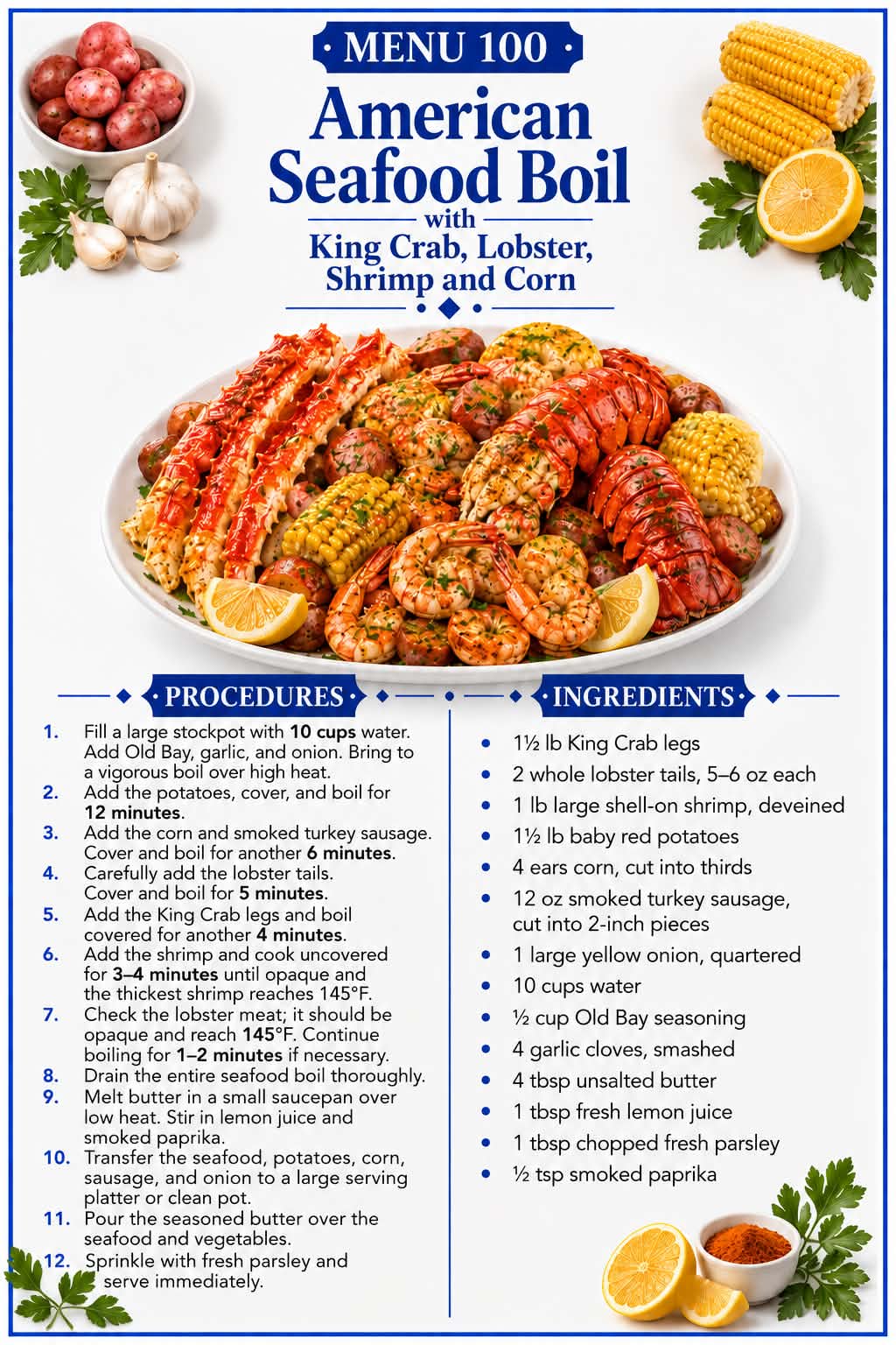 American Seafood Boil Recipe Page
